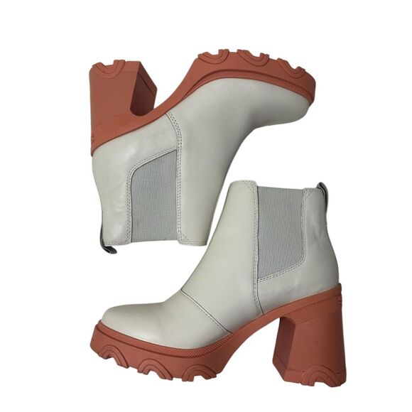 Sorel Women's Brex Platform Boot White Slip On Size 9 NWOT - Picture 14 of 15